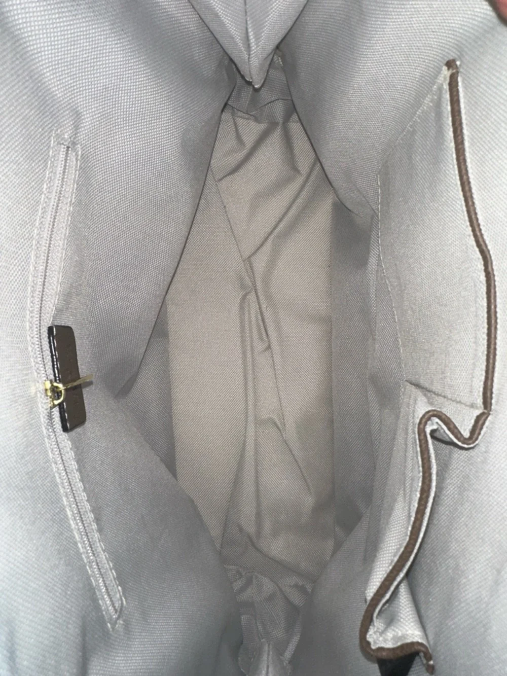 Beige GG Supreme Dome Satchel with Green-Red Web Stripe - Picture 6 of 11